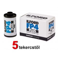 Ilford FP4 plus 125 135-36 fekete-fehér negatív film (5 tekercstől)
